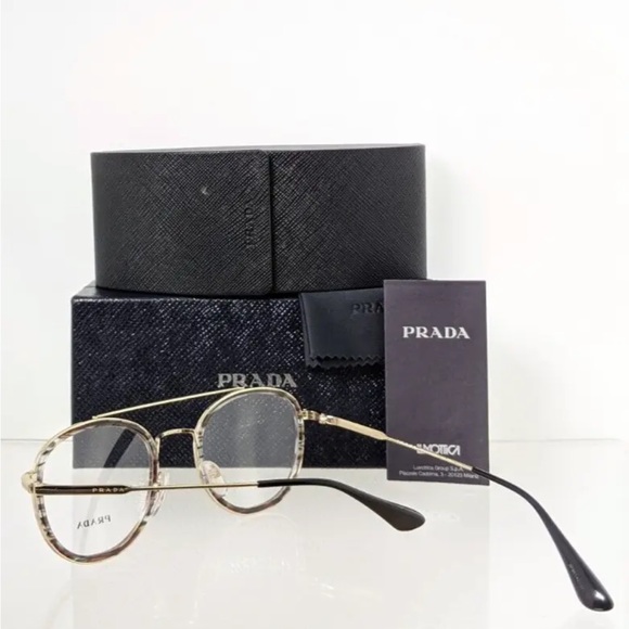 Brand New Authentic Prada Eyeglasses VPR 66X 06A - 1O1 Frame 50Y - Picture 6 of 6